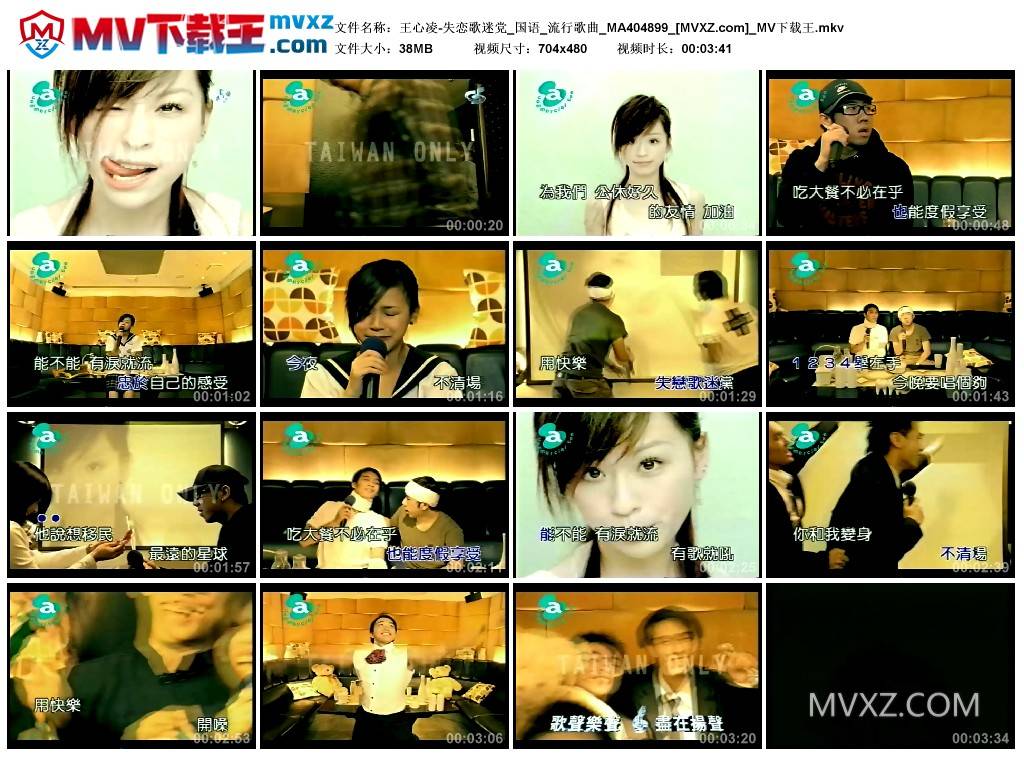 王心凌-失恋歌迷党_国语_流行歌曲_MA404899